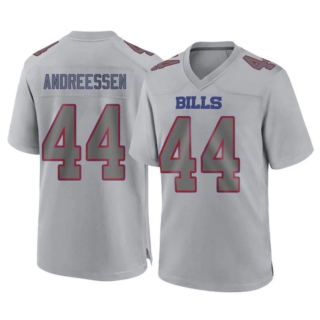 B.Bills #44 Joe Andreessen Player Gray Fashion Home Game Ldoa Stitched Jerseys