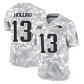 NE.Patriots #13 Mack Hollins Player Arctic Camo Salute To Service Limited Game Ldoa Stitched Jerseys