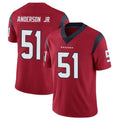H.Texans #51 Will Anderson Jr. Player Red Limited Vapor Untouchable Home Game Ldoa Stitched Jerseys