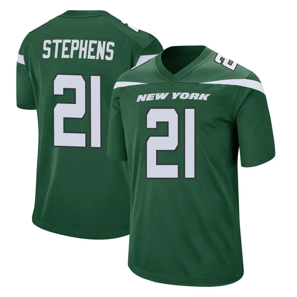 NY.Jets #21 Brandon Stephens Player Green Home Game Ldoa Stitched Jerseys