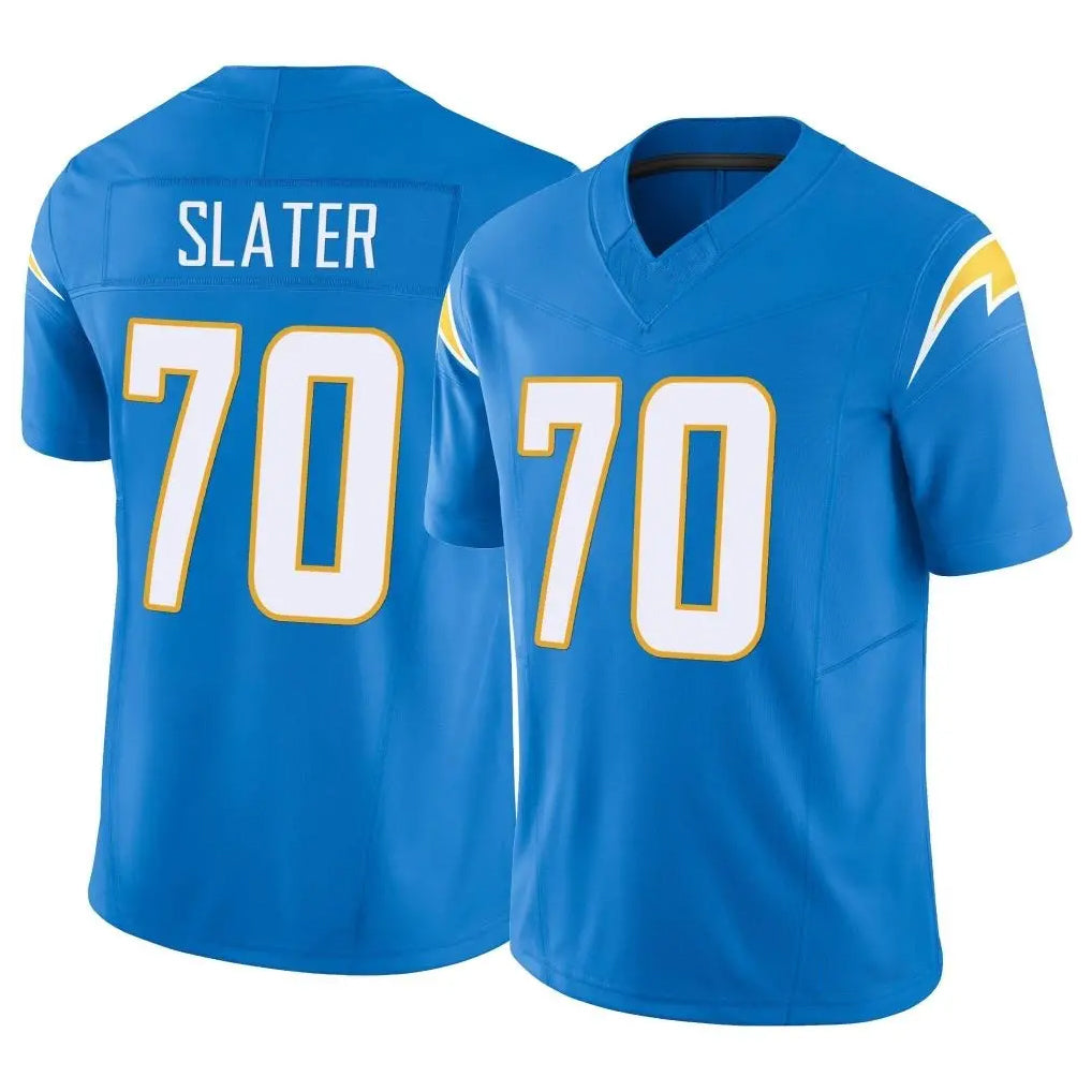 LA.Chargers #70 Rashawn Slater Player Blue Limited Vapor F.U.S.E. Home Game Ldoa Stitched Jerseys