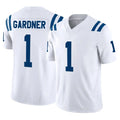 IN.Colts #1 Sauce Gardner Player White Limited Vapor F.U.S.E. Home Game Ldoa Stitched Jerseys
