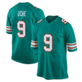 M.Dolphins #9 Joshua Uche Player Aqua Alternate Home Game Ldoa Stitched Jerseys