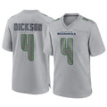S.Seahawks #4 Michael Dickson Player Gray Atmosphere Fashion Home Game Ldoa Stitched Jerseys