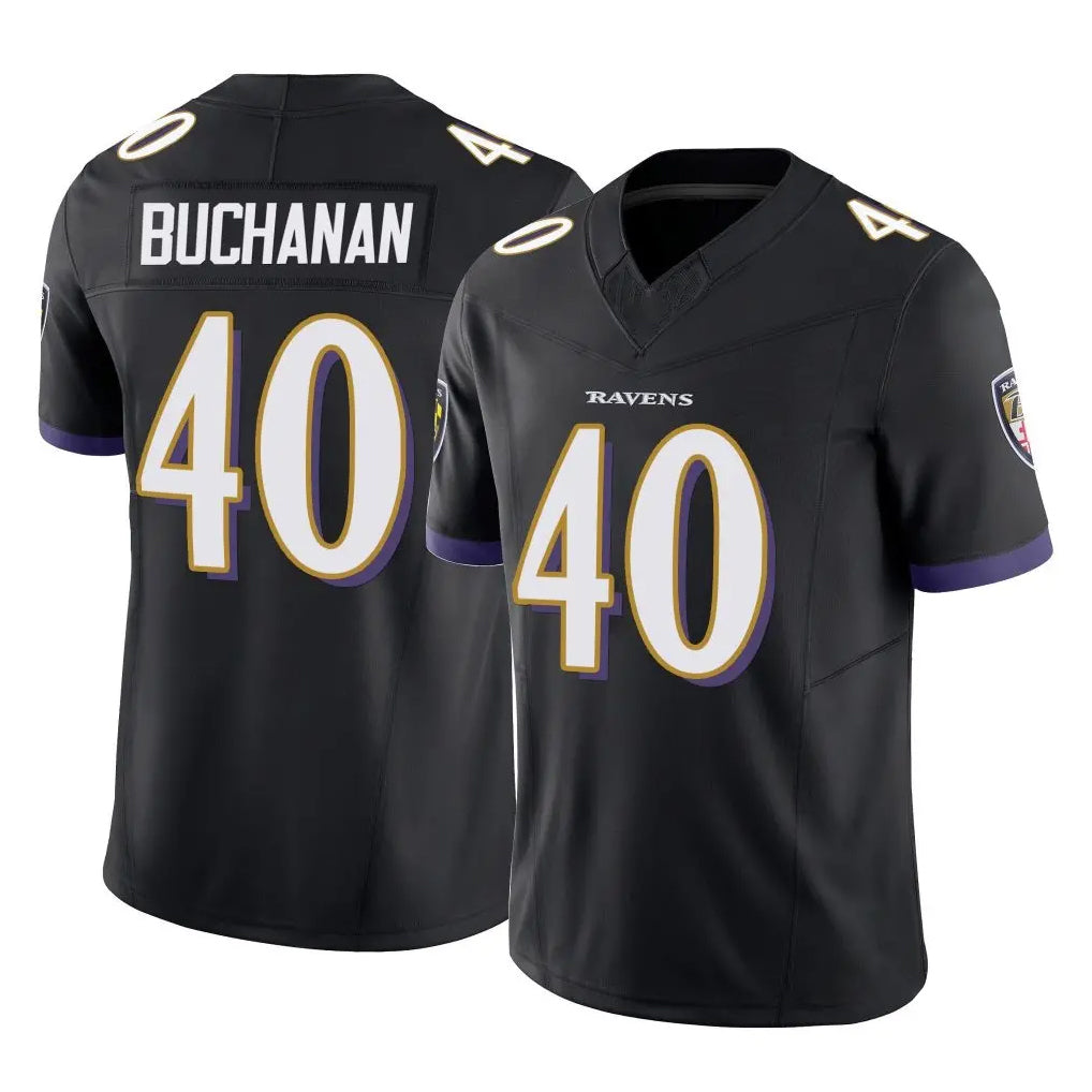 B.Ravens #40 Teddye Buchanan Player Black Vapor F.U.S.E. Limited Ldoa Stitched Jerseys