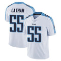 T.Titans #55 JC Latham Player White Limited Vapor Untouchable Home Game Ldoa Stitched Jerseys