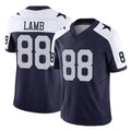 D.Cowboys #88 CeeDee Lamb Player Navy-White Limited Alternate Vapor F.U.S.E. Home Game Ldoa Stitched Jerseys