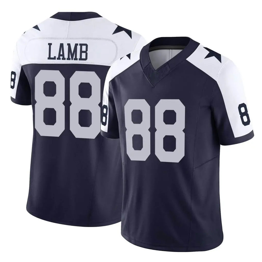 D.Cowboys #88 CeeDee Lamb Player Navy-White Limited Alternate Vapor F.U.S.E. Home Game Ldoa Stitched Jerseys
