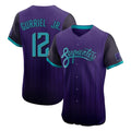 A.Diamondbacks #12 Lourdes Gurriel Jr Player Purple City Connect Limited Elite Home Game Ldoa Stitched Jerseys