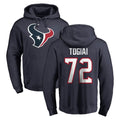 H.Texans #72 Tommy Togiai Player Navy Pro Line Pullover Hoodie Limited Game Ldoa Stitched Jerseys