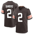 C.Browns #2 Shedeur Sanders Player Brown Home Game Ldoa Stitched Jerseys