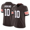 C.Browns #10 Quinshon Judkins Player Brown Vapor F.U.S.E. Limited Home Game Ldoa Stitched Jerseys