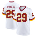 W.Commanders #29 Rasul Douglas Player White Home Game Ldoa Stitched Jerseys