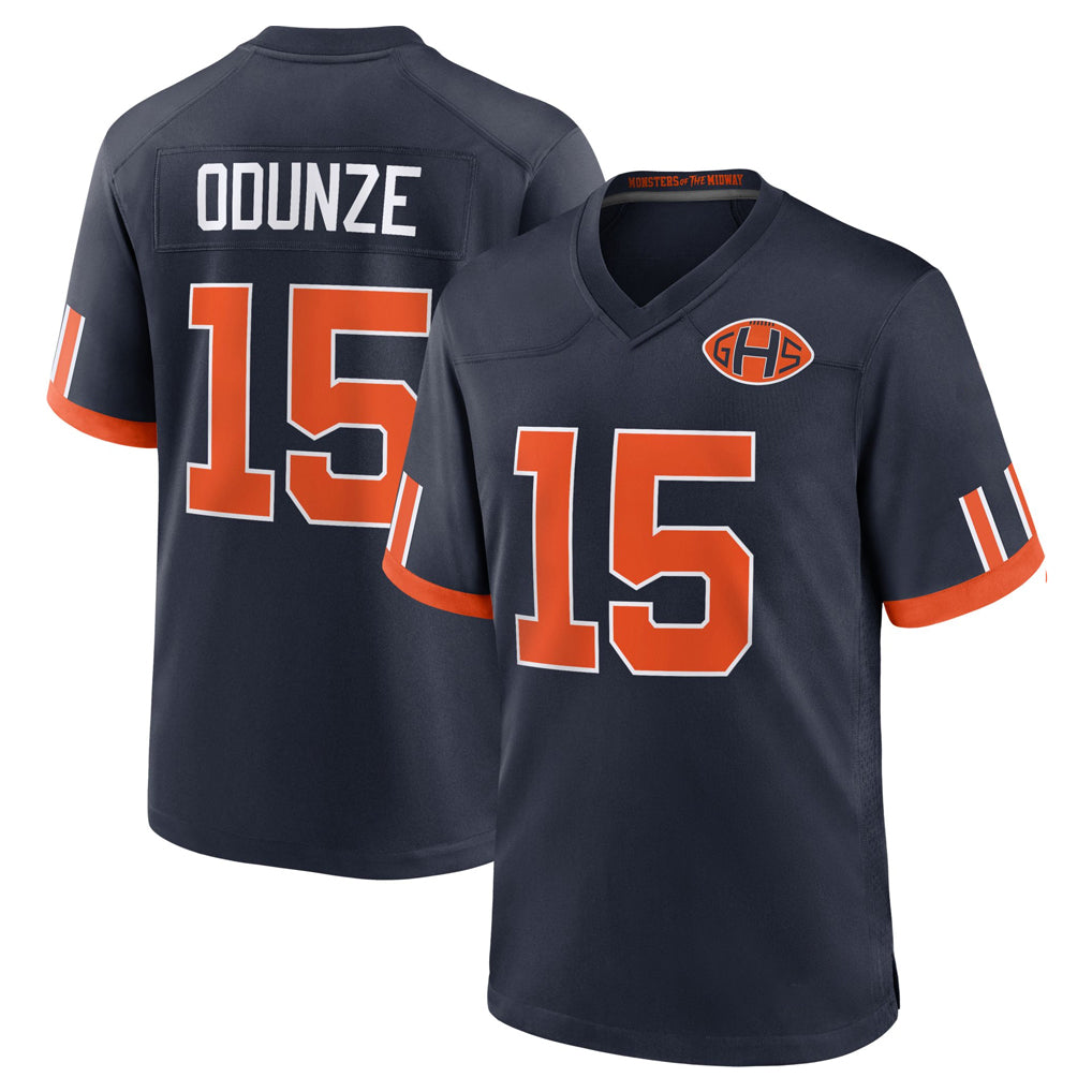 C.Bears #15 Rome Odunze Player Navy 2026 Rivalries Collection Home Game Ldoa Stitched Jerseys