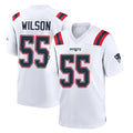 NE.Patriots #55 Jared Wilson Player White Home Game Ldoa Stitched Jerseys