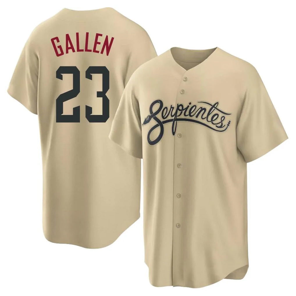 A.Diamondbacks #23 Zac Gallen Player Tan City Connect Home Game Ldoa Stitched Jerseys