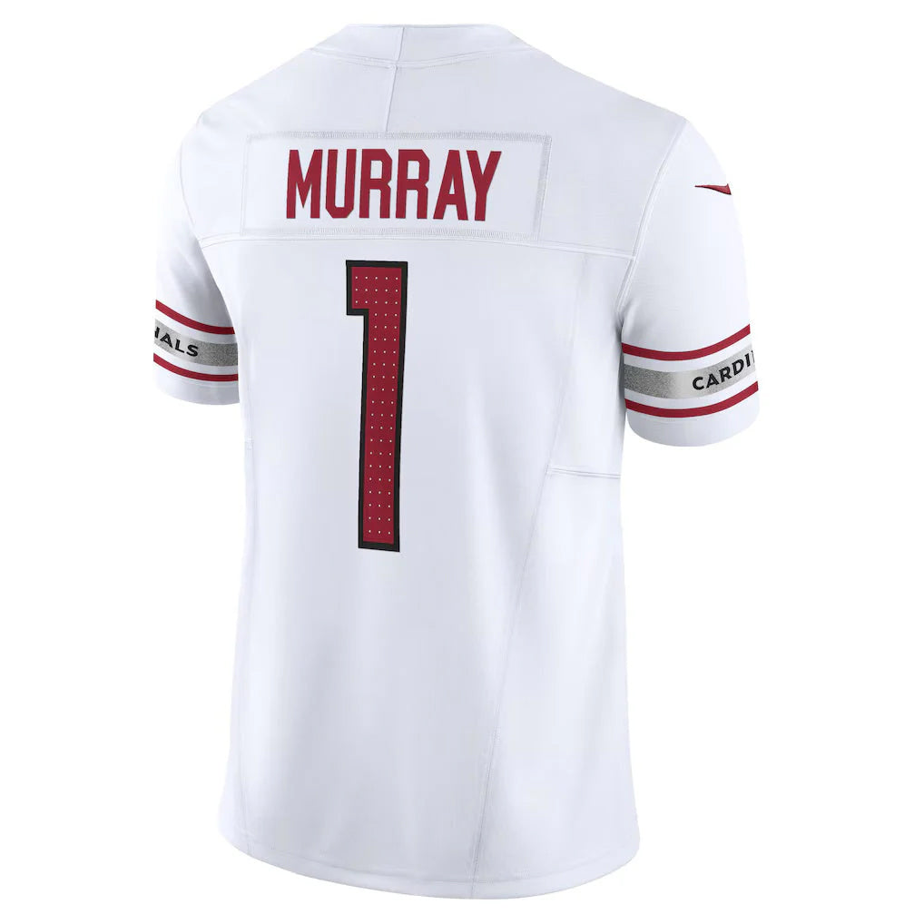 A.Cardinals #1 Kyler Murray Player White Vapor F.U.S.E. Limited Home Game Ldoa Stitched Jerseys