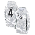 A.Cardinals #4 Jeremiyah Love Player Arctic Camo Salute to Service Hoodies Ldoa Stitched Jerseys
