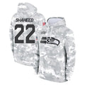 S.Seahawks #22 Rashid Shaheed Player Arctic Camo Limited Salute to Service Pullover Hoodies Game Ldoa Stitched Jerseys