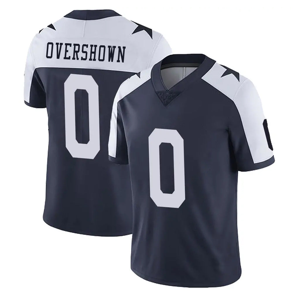 D.Cowboys #0 DeMarvion Overshown Player Navy-White Limited Alternate Vapor Untouchable Home Game Ldoa Stitched Jerseys