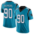 C.Panthers #90 Julius Peppers Player Blue Vapor Untouchable Limited Game Ldoa Stitched Jerseys
