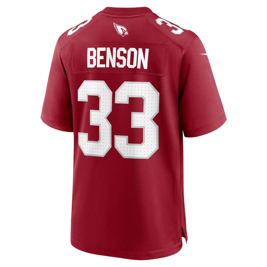 A.Cardinals #33 Trey Benson Player Cardinal Home Game Ldoa Stitched Jerseys