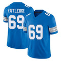 D.Lions #69 Tate Ratledge Player Blue Limited Vapor F.U.S.E. Alternate Home Game Ldoa Stitched Jerseys