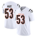 C.Bengals #53 Boye Mafe Player White Vapor Untouchable Limited Home Game Ldoa Stitched Jerseys