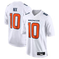 D.Broncos #10 Bo Nix Player White Fashion Limited Game Ldoa Stitched Jerseys