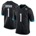 J.Jaguars #1 Montaric Brown Player Black Home Game Ldoa Stitched Jerseys