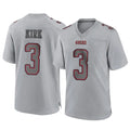SF.49ers #3 Christian Kirk Player Gray Atmosphere Fashion Home Game Ldoa Stitched Jerseys