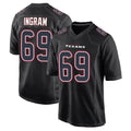 H.Texans #69 Ed Ingram Player Black Fashion Home Game Ldoa Stitched Jerseys