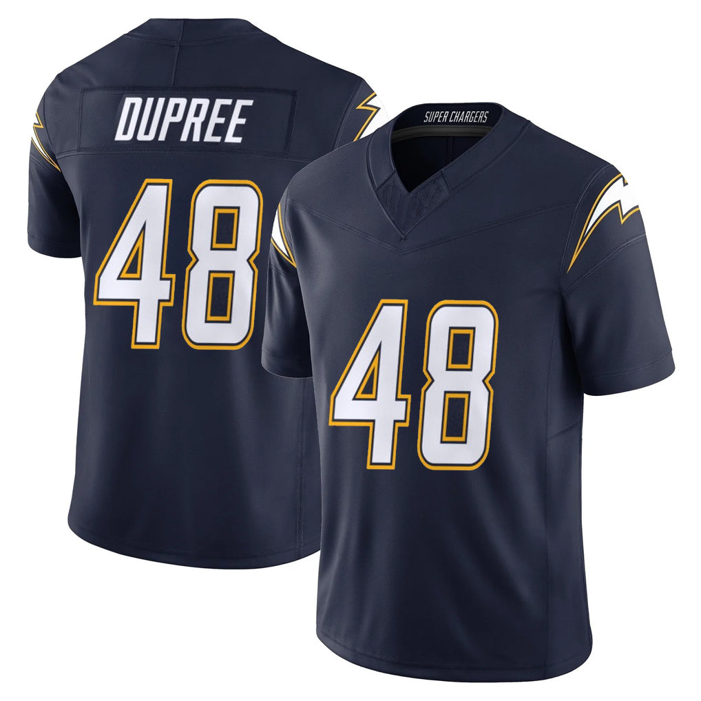 LA.Chargers #48 Bud Dupree Player Navy Vapor F.U.S.E. Limited Home Game Ldoa Stitched Jerseys