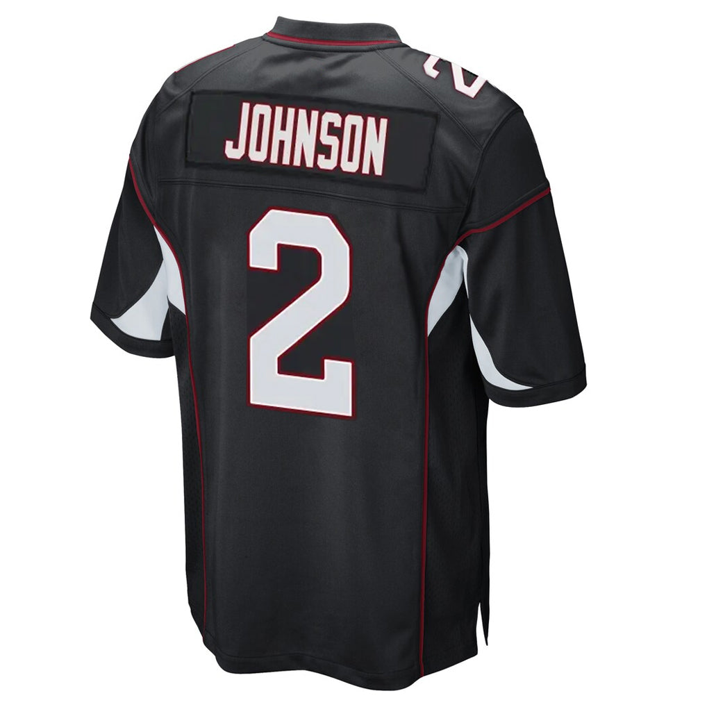 A.Cardinals #2 Will Johnson Player Black Home Game Ldoa Stitched Jerseys