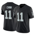 LV.Raiders #11 Jeremy Chinn Player Black Limited Vapor F.U.S.E. Home Game Ldoa Stitched Jerseys
