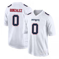 NE.Patriots #0 Christian Gonzalez Player White Fashion Limited Home Game Ldoa Stitched Jerseys