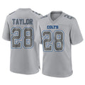 IN.Colts #28 Jonathan Taylor Player Gray Atmosphere Fashion Home Game Ldoa Stitched Jerseys