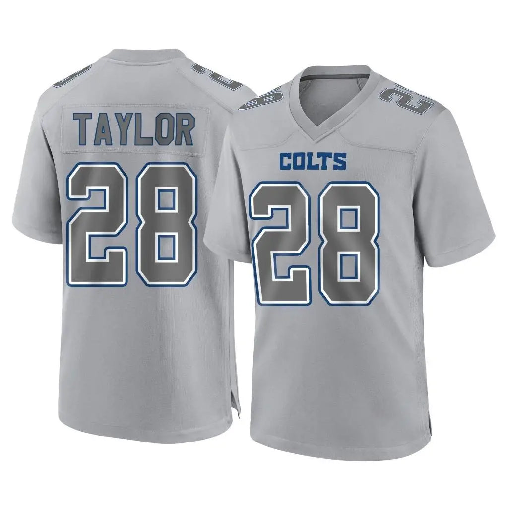 IN.Colts #28 Jonathan Taylor Player Gray Atmosphere Fashion Home Game Ldoa Stitched Jerseys
