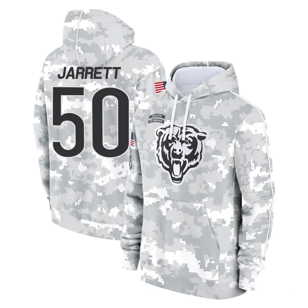 C.Bears #50 Grady Jarrett Player Arctic Camo Salute to Service Pullover Hoodies Limited Ldoa Stitched Jerseys