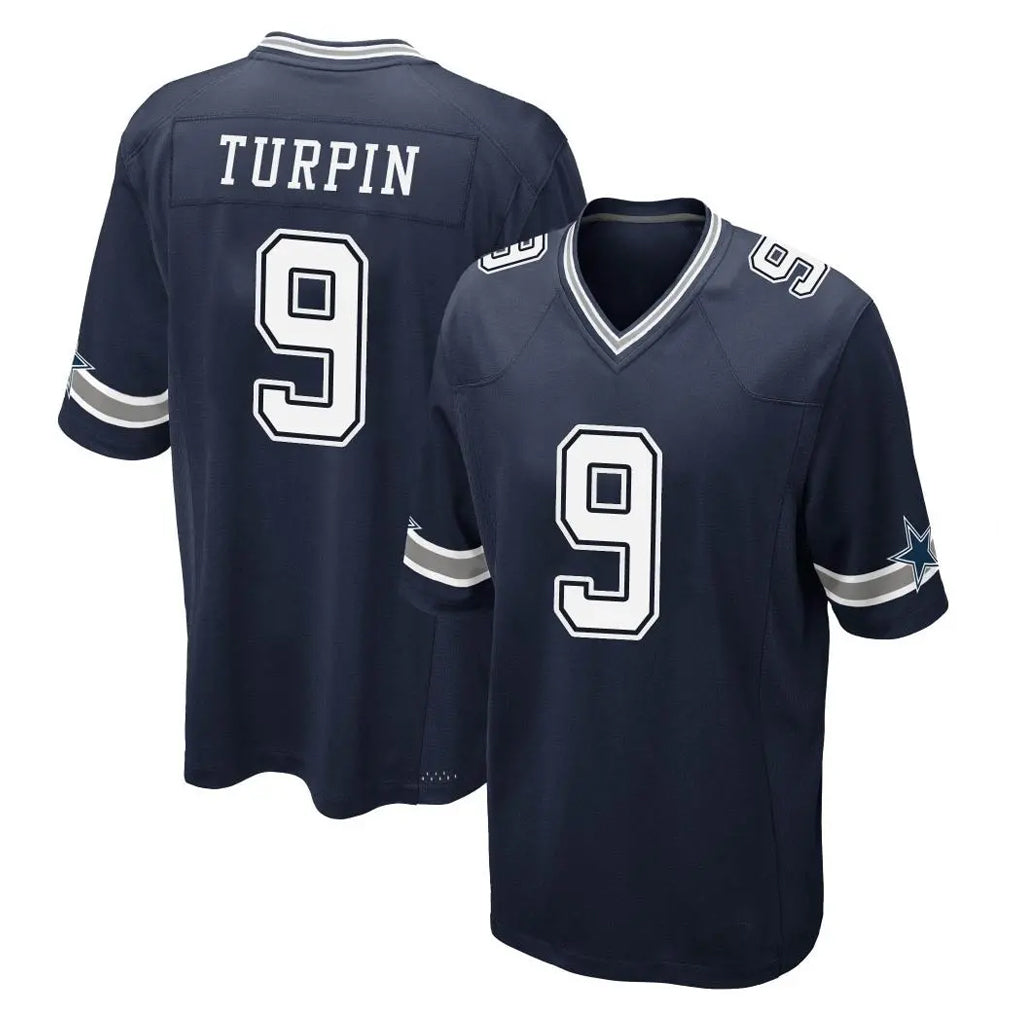 D.Cowboys #9 KaVontae Turpin Player Navy Home Game Ldoa Stitched Jerseys