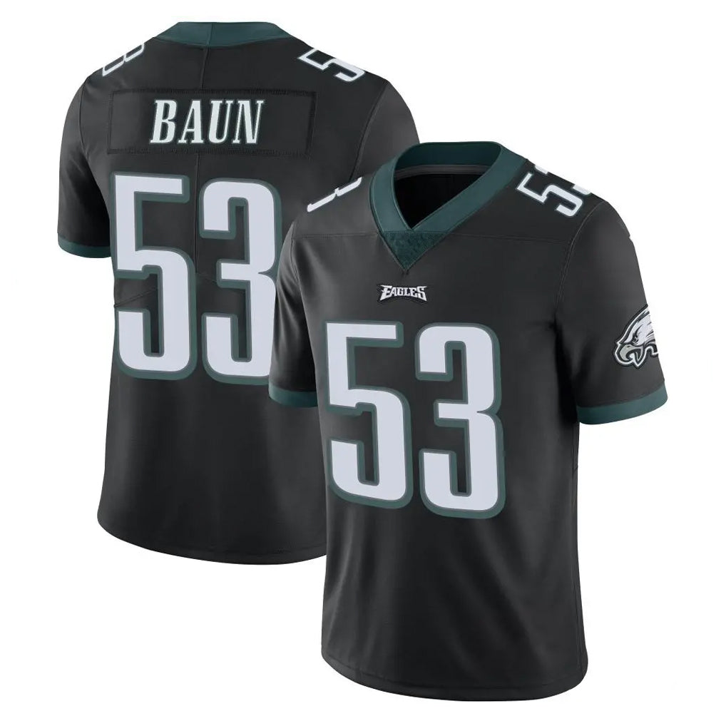 P.Eagles #53 Zack Baun Player Black Limited Vapor Untouchable Home Game Ldoa Stitched Jerseys