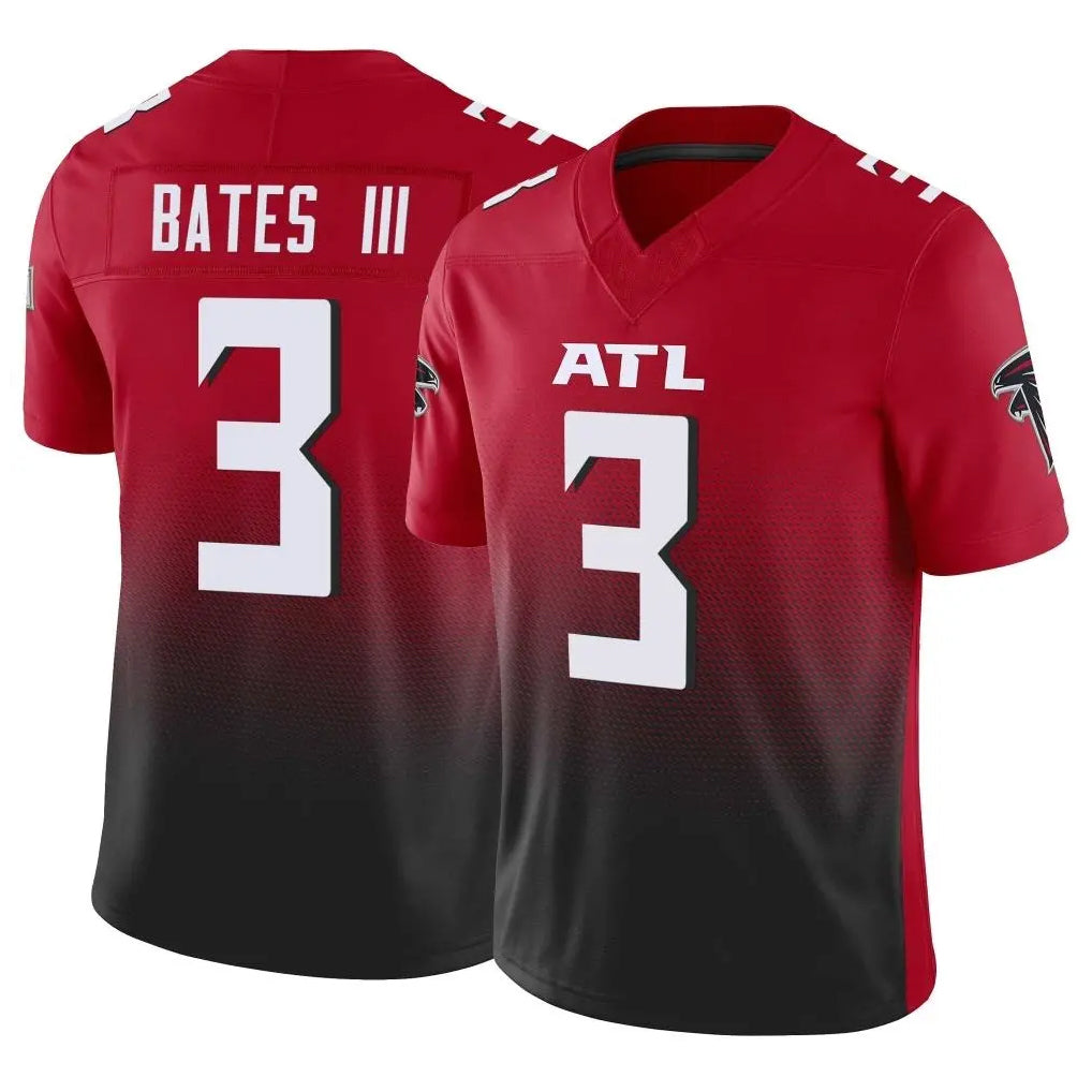 A.Falcons #3 Jessie Bates III Player Red Vapor F.U.S.E. Limited Home Game Ldoa Stitched Jerseys