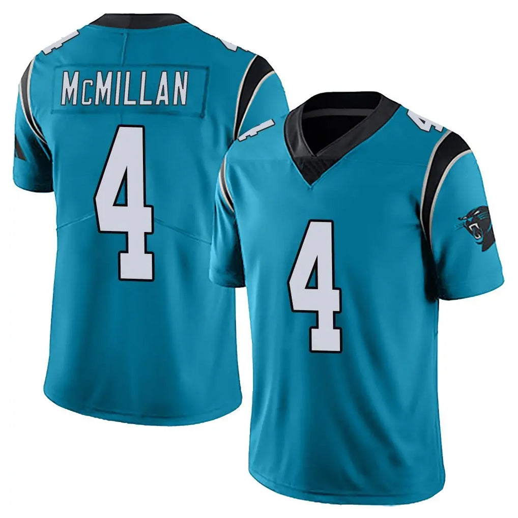 C.Panthers #4 Tetairoa McMillan Player Blue Vapor Untouchable Limited Game Ldoa Stitched Jerseys