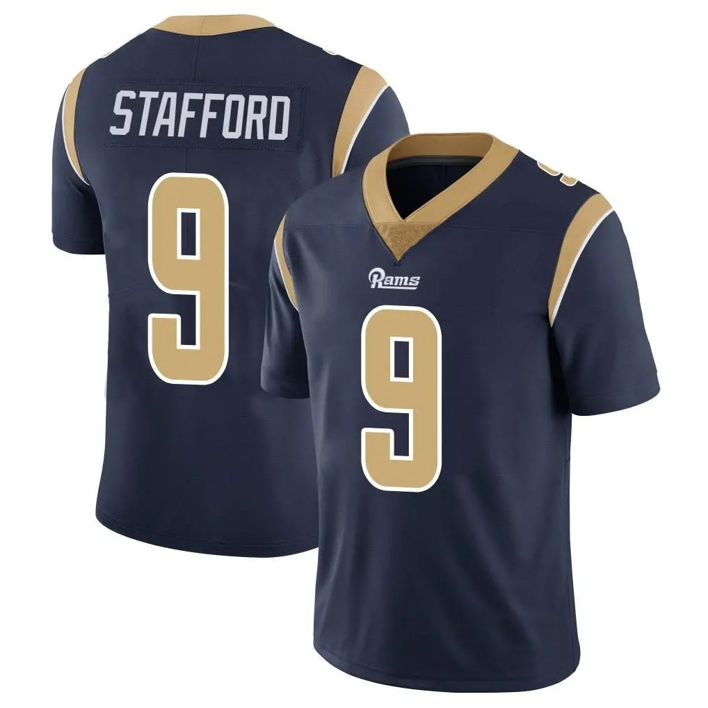 LA.Rams #9 Matthew Stafford Player Navy Limited Vapor Untouchable Home Game Ldoa Stitched Jerseys