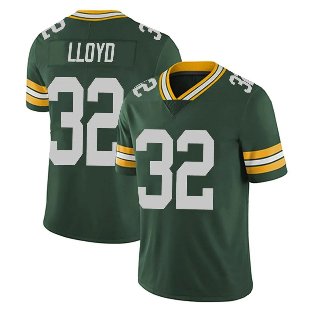 GB.Packers #32 MarShawn Lloyd Player Green Vapor Untouchable Limited Home Game Ldoa Stitched Jerseys