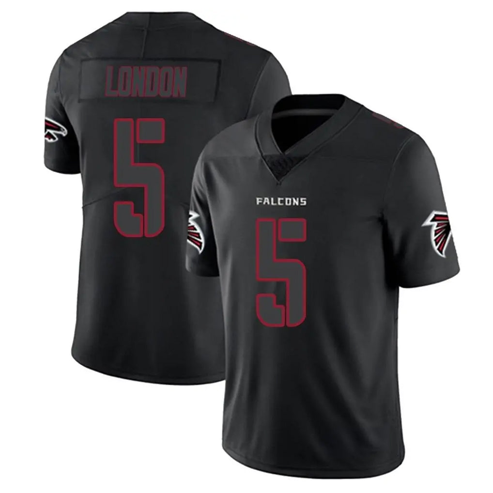 A.Falcons #5 Drake London Player Black Impact Limited Ldoa Stitched Jerseys