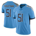 T.Titans #51 Austin Schlottmann Player Light Blue Limited Vapor Untouchable Home Game Ldoa Stitched Jerseys