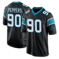 C.Panthers #90 Julius Peppers Player Black Game Ldoa Stitched Jerseys
