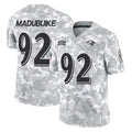 B.Ravens #92 Nnamdi Madubuike Player Arctic Camo Salute to Service Limited Ldoa Stitched Jerseys