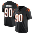 C.Bengals #90 Kris Jenkins Jr Player Black Vapor Untouchable Limited Home Game Ldoa Stitched Jerseys